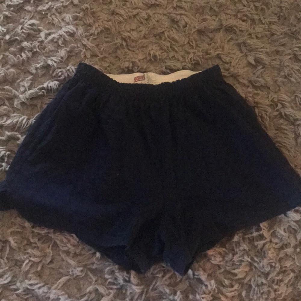 Navy blue soffe shorts